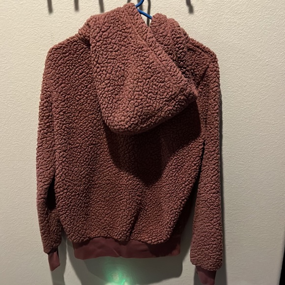 Marc New York Sherpa Zip up hoodie jacket womens M - Picture 2 of 3
